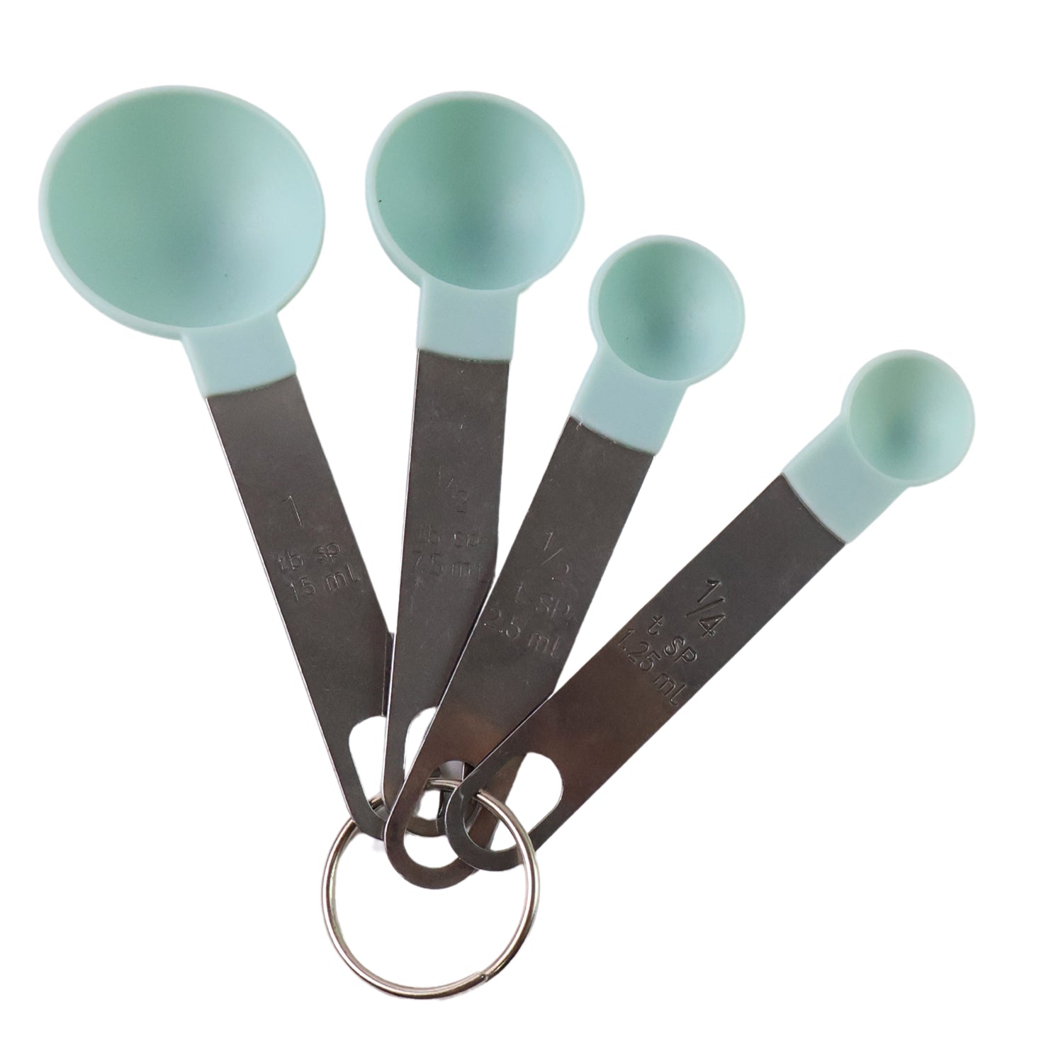 Premium Measuring Spoon Set with Stainless Steel Handles 4-Piece