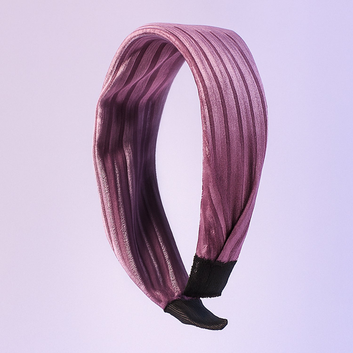 Womenâ€™s Ribbed Texture Knot Design Hairband (1 Pc / Mix Design)