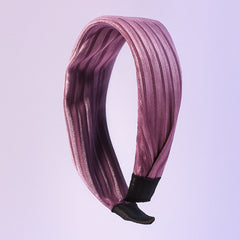 Womenâ€™s Ribbed Texture Knot Design Hairband (1 Pc / Mix Design)
