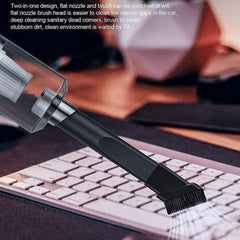 2 in 1 Wireless Vacuum Cleaner â€“ 120W Handheld USB Rechargeable for Home & Car (1 Pc)