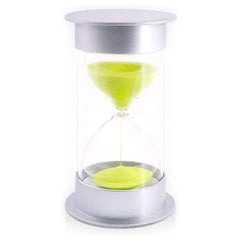 45-Minute Green Sand Timer – Hourglass Time Management Tool for Classroom & Games (Color : Green)