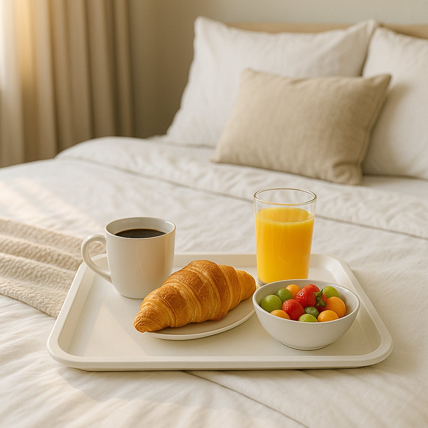 Plastic Serving Tray / Plate â€“ 40 Ã— 30 cm (1 Pc)