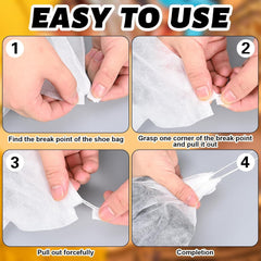 Shoe storage bag with drawstring