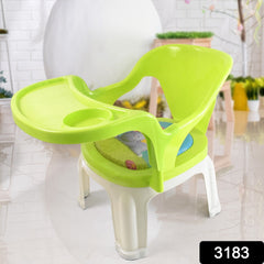 Baby Chair, with Tray Strong and Durable Plastic Chair for Kids/Plastic School Study Chair/Feeding Chair for Kids, Portable High Chair for Kids