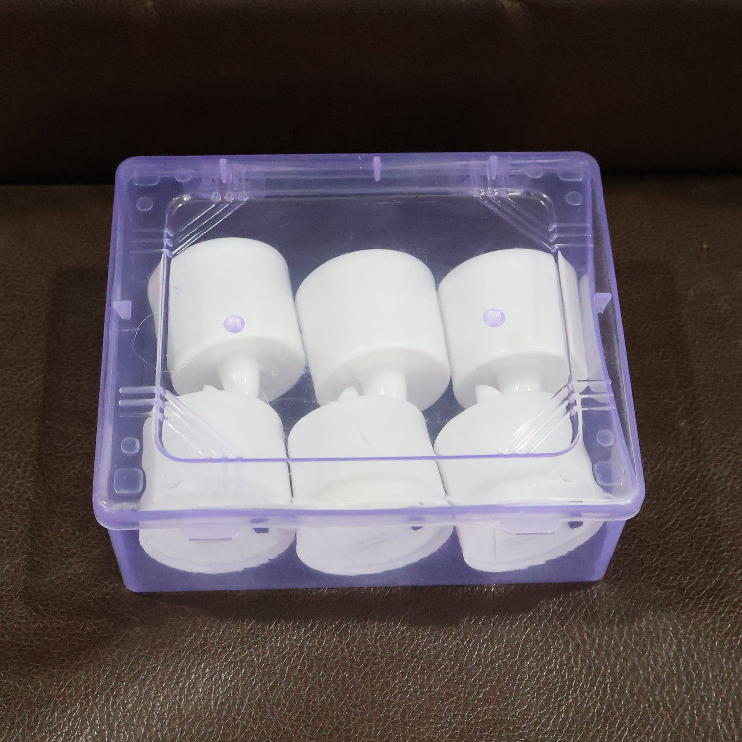 Blue LED Tea Light Candles (6 Pc)