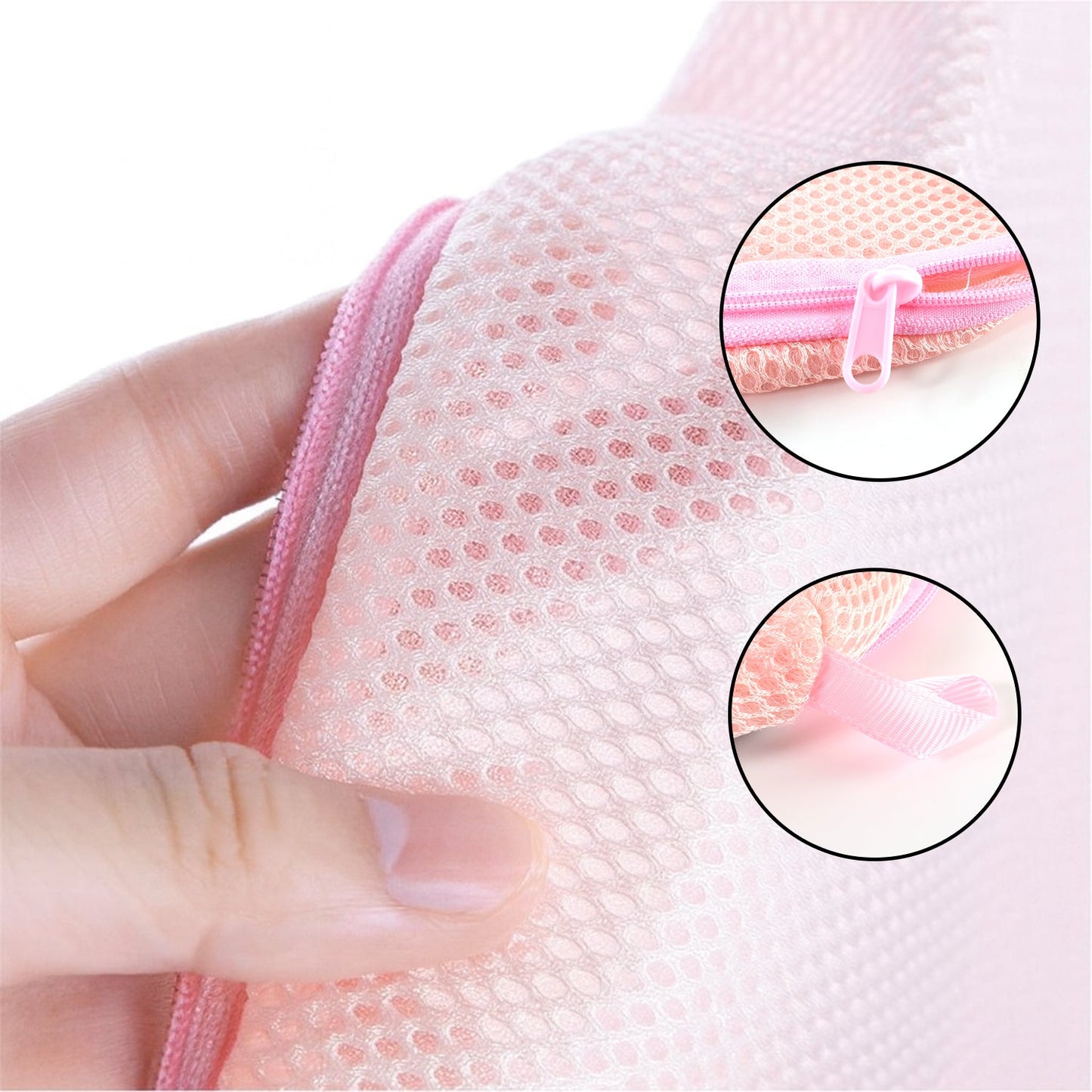 Lingerie Wash Bag â€“ Dome-Shaped Protective Mesh Laundry Pouch (1 Pc)