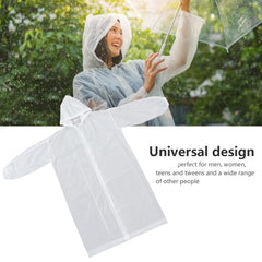 Eva Portable Rain Coat, Waterproof Raincoat (1pc)