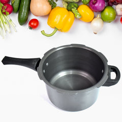 Aluminium Rays Black Beauty Pressure Cookers With Outer (5.5 Litres / 1-Year warranty,  ISI Number :- 2347, BIS Number :- CM/L -7600164310