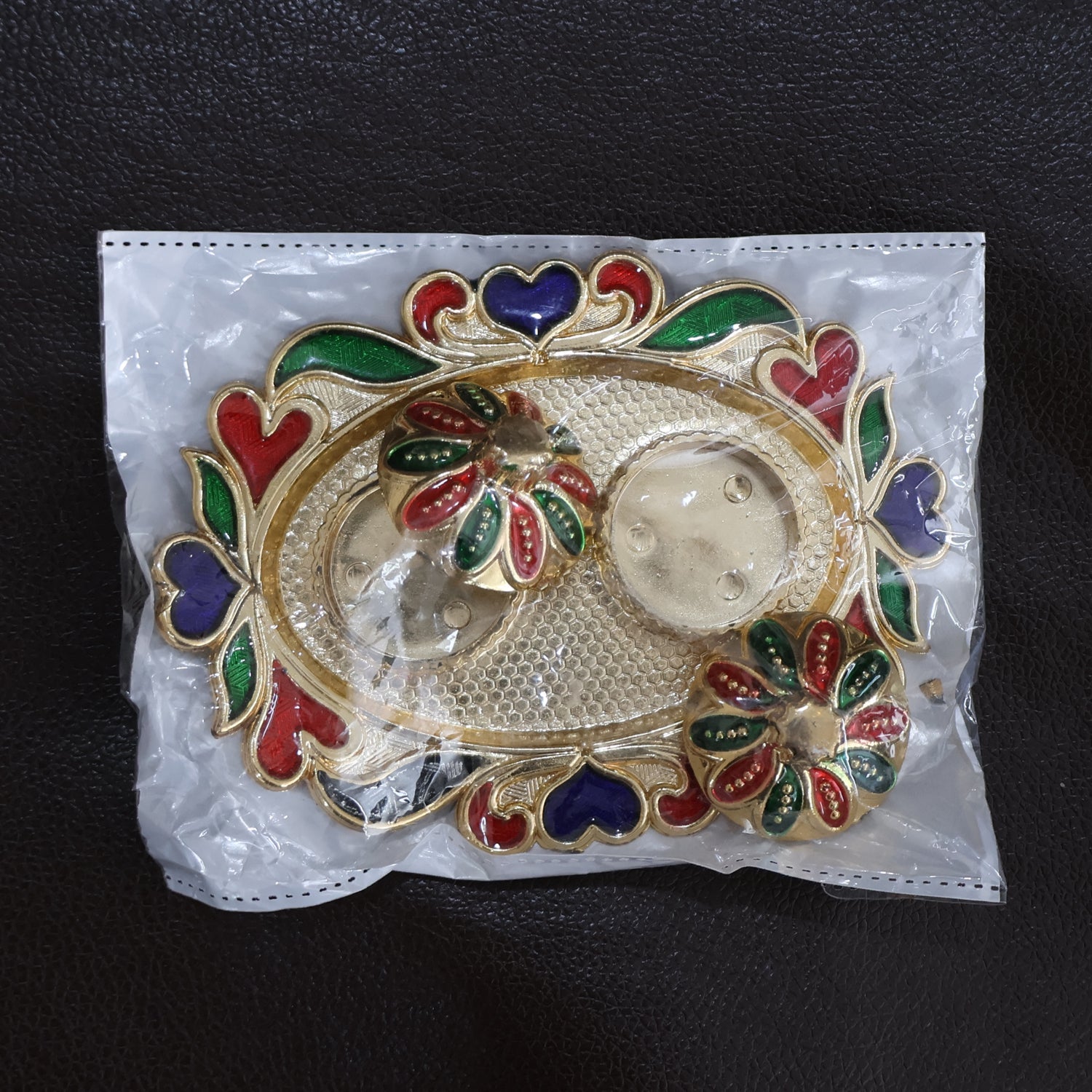 Meenakari Roliâ€“Chawal Pooja - (1 Pc)