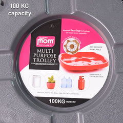 Supermom Plastic Multi Purpose Heavy Duty Gas Cylinder Trolley