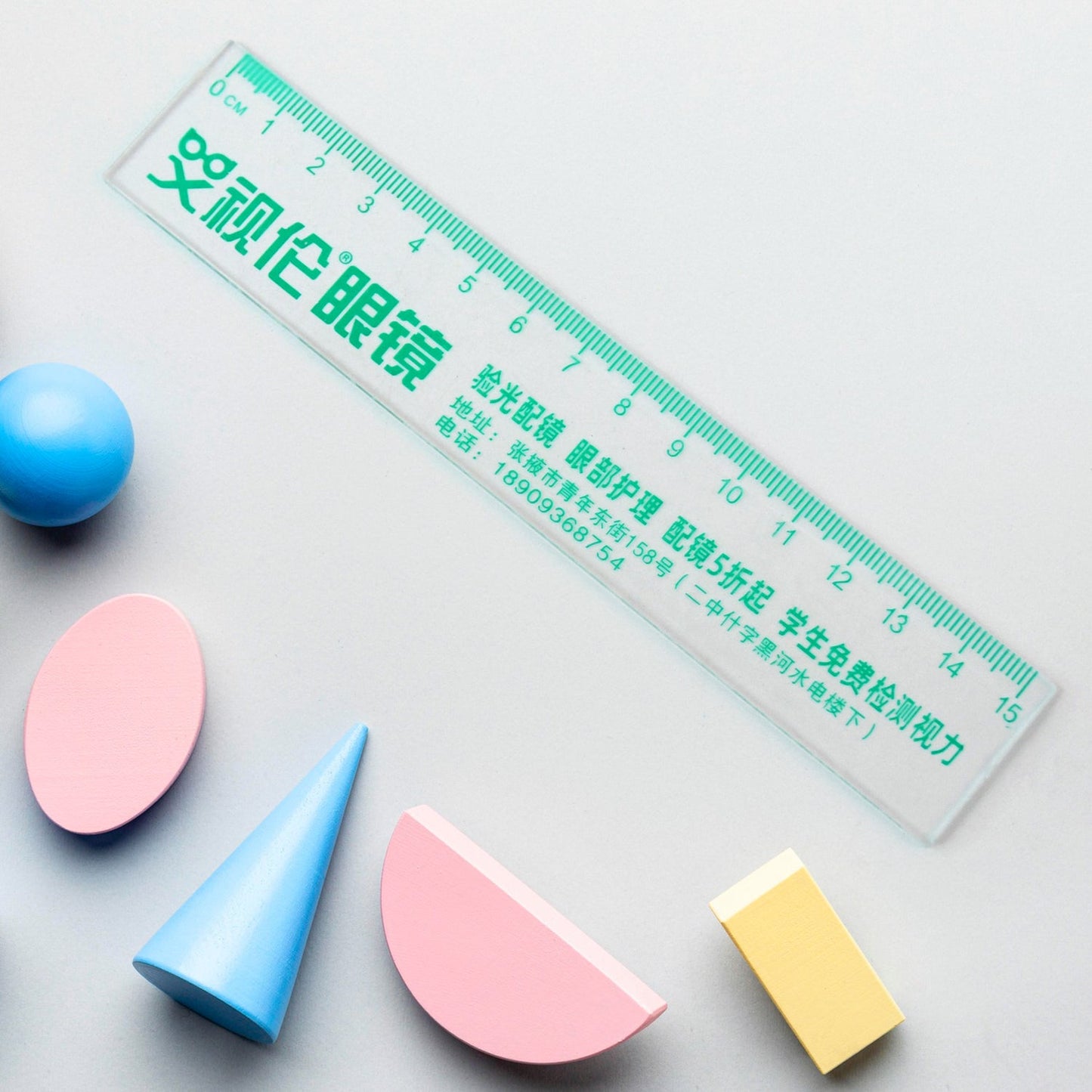 Premium Transparent Plastic Scale 15cm (1 Pc)