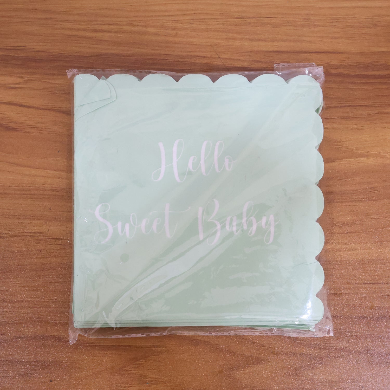 Hello Sweet Baby Party Paper Napkins (31 x 31 cm / 24 Pc)