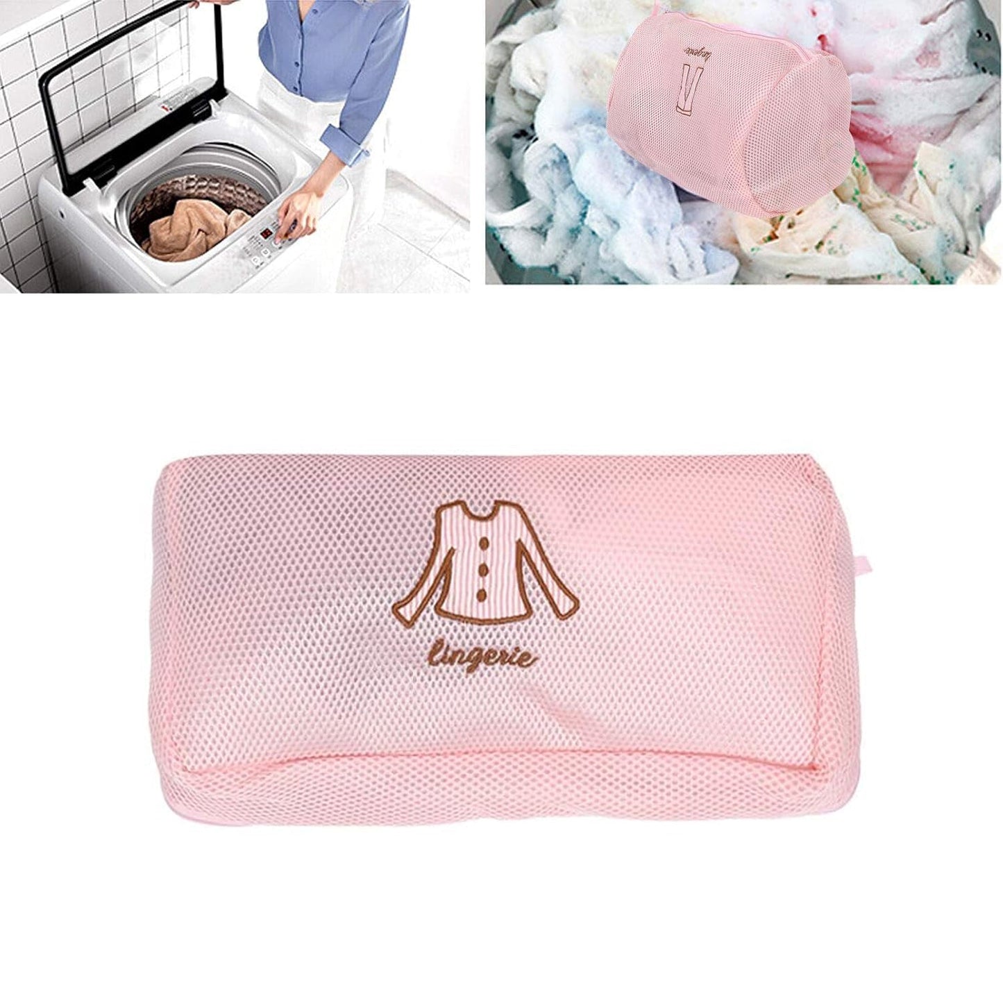 Premium Lingerie/Bra Laundry Wash Bag - (1 Pc)