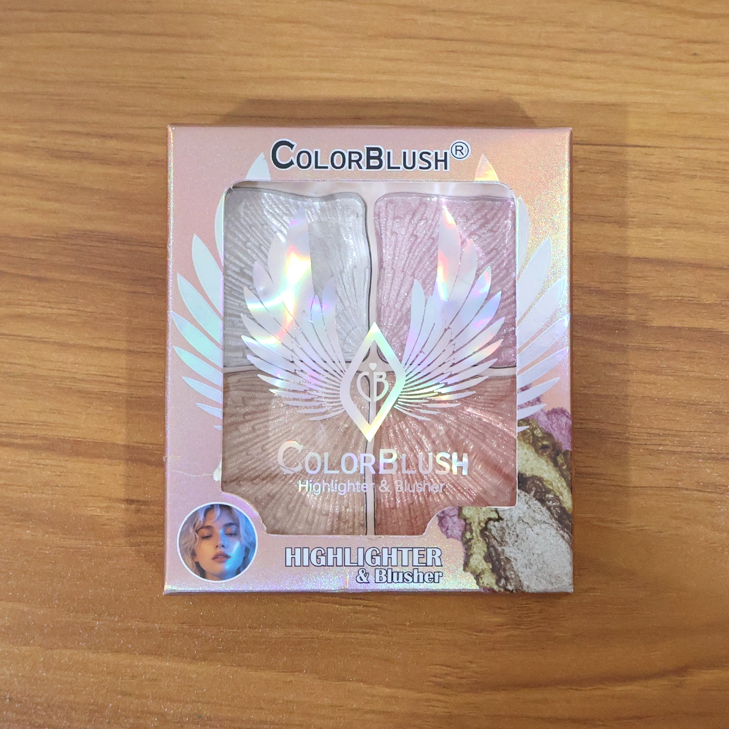 4-in-1 Shimmer Highlighter & Illuminator Palette (12 GM / 1 Pc)