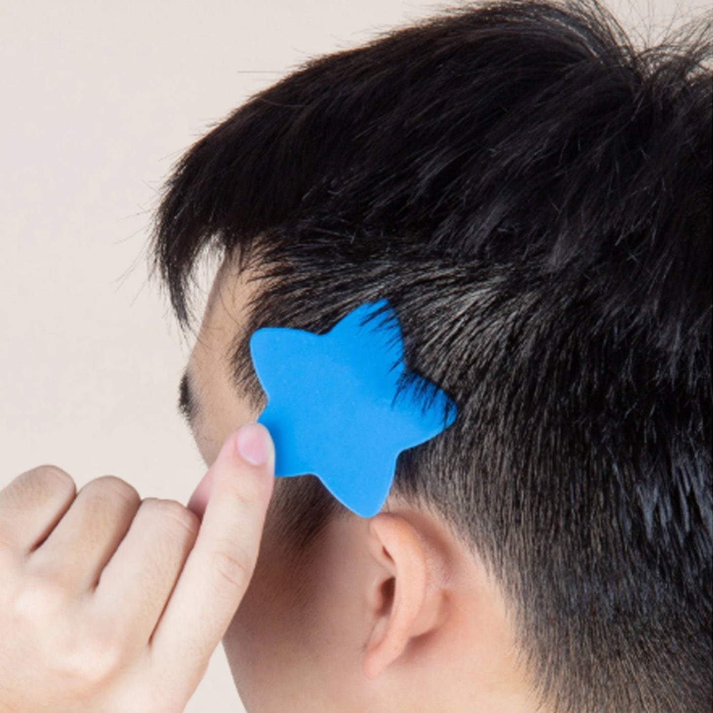 Haircut Design Stencil Set â€“ 6-in-1 Safe Hair Trimmer Molds