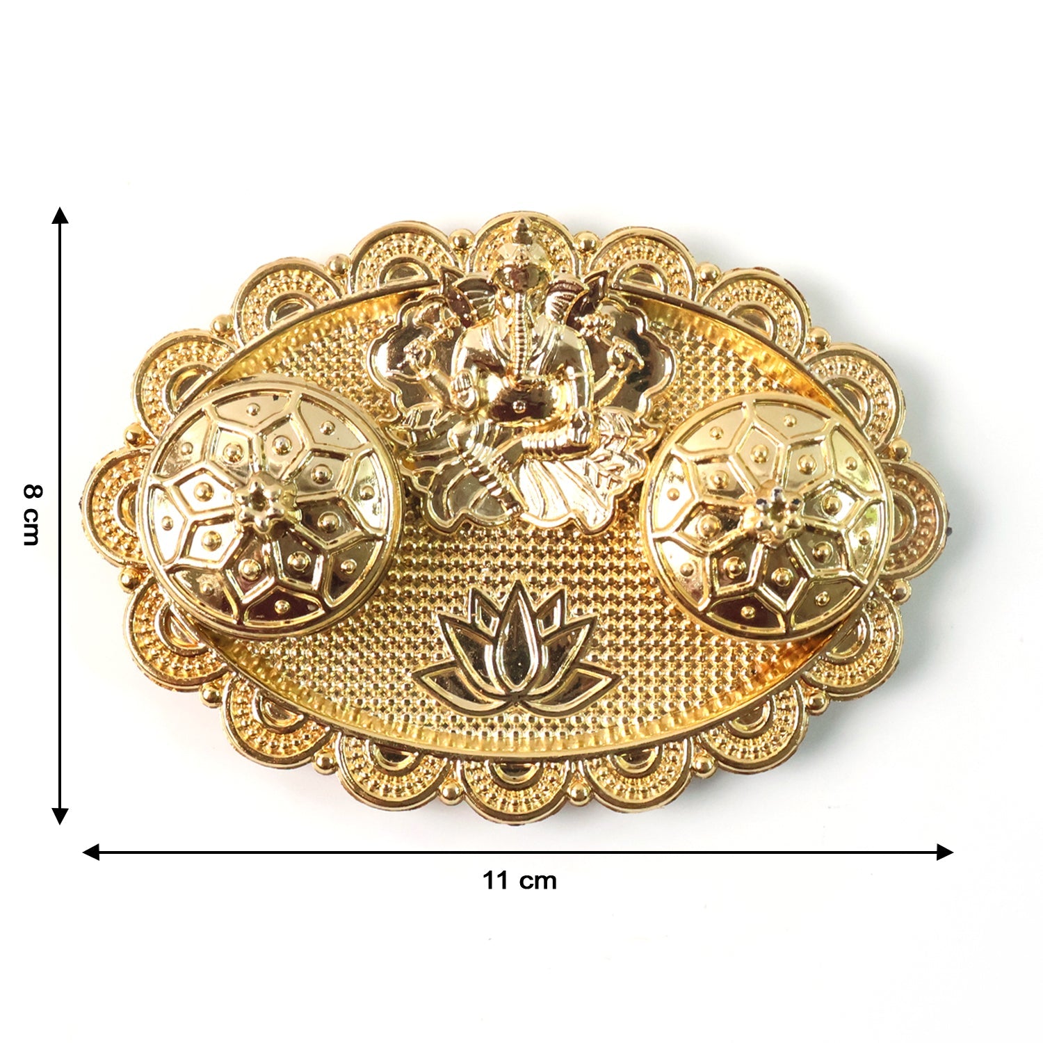 Ganesh Embossed Roliâ€“Chawal Kumkum Chopra - (1 Pc)