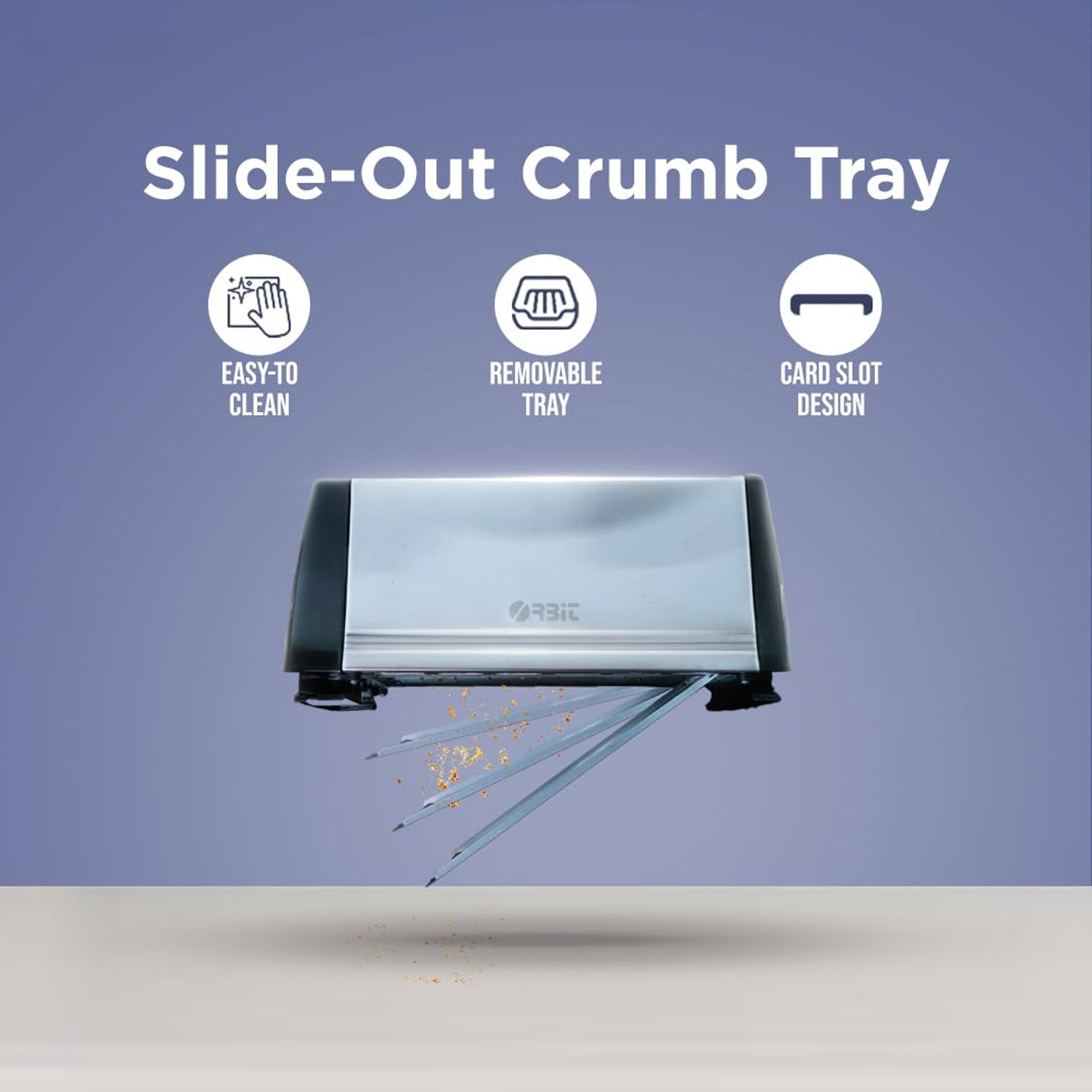 Orbit Adjustable Pop-Up Toaster - 1200w