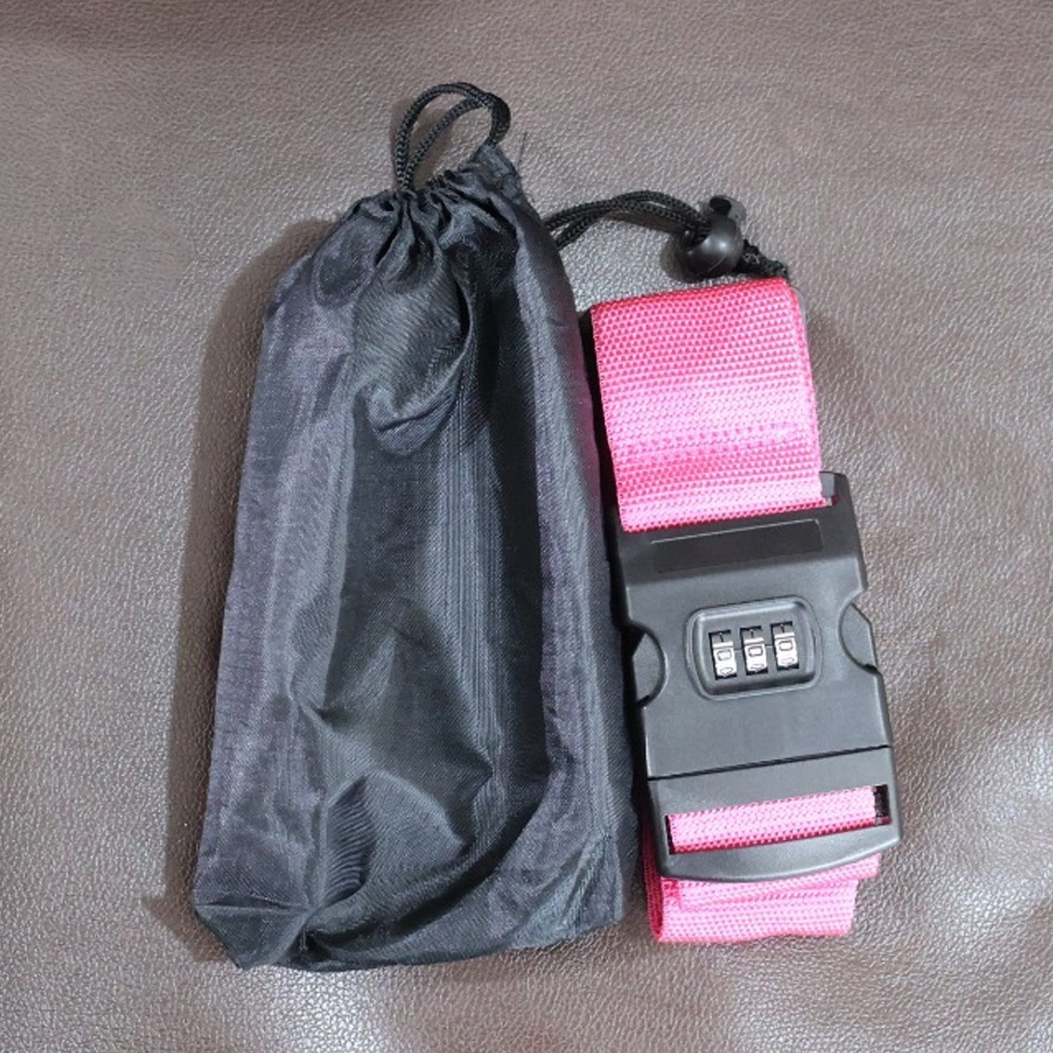 Luggage Strap with 3-Digit Combination Lock - (1 Pc)