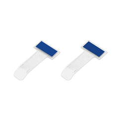 2-Pack Transparent Parking Ticket Holder For Car Windscreen - Adhesive Clip For Permits & Receipts-488296