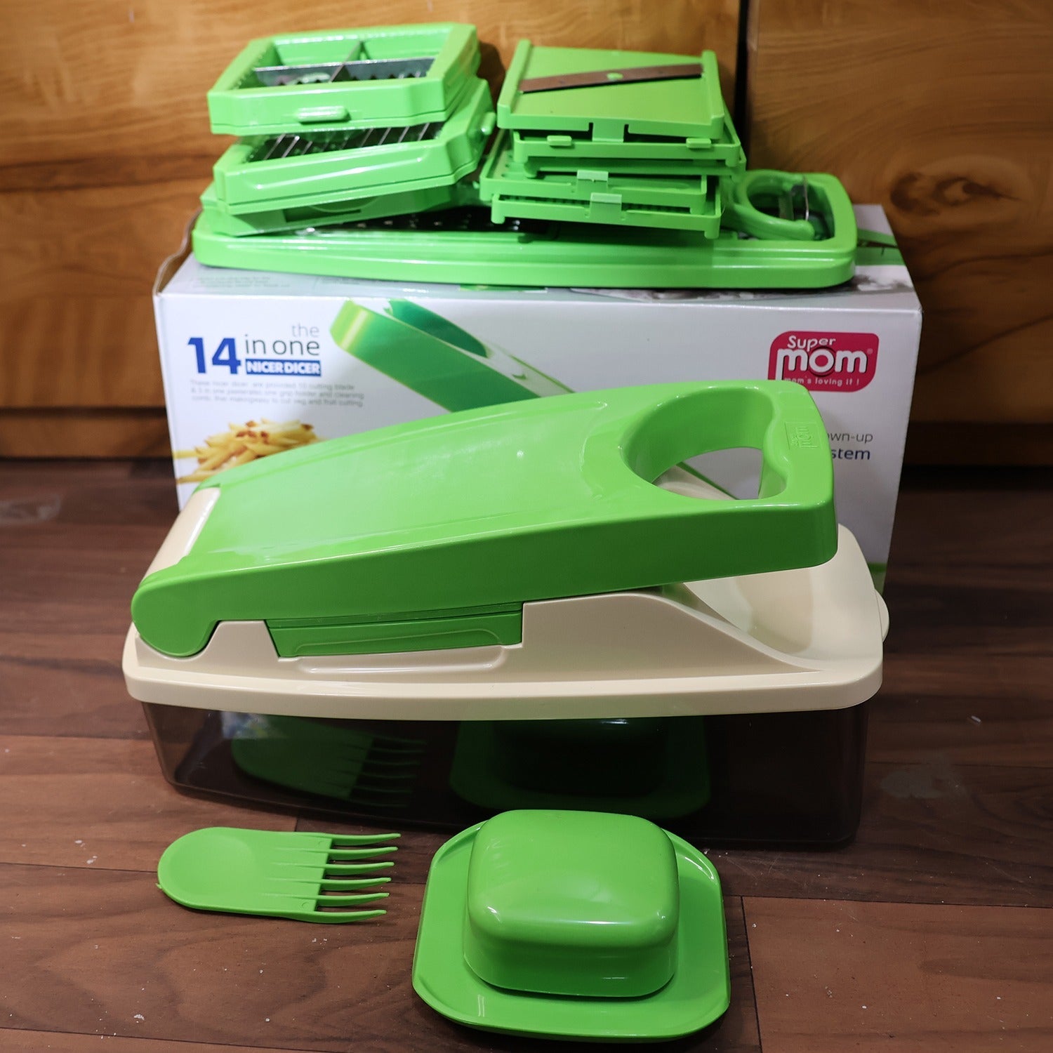 Supermom 14-in-1 Nicer Dicer â€“ Multipurpose Vegetable & Fruit Chopper