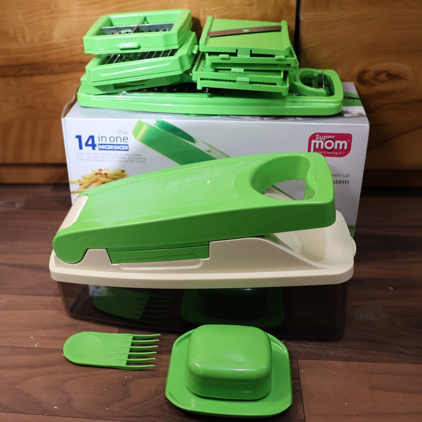 Supermom 14-in-1 Nicer Dicer â€“ Multipurpose Vegetable & Fruit Chopper