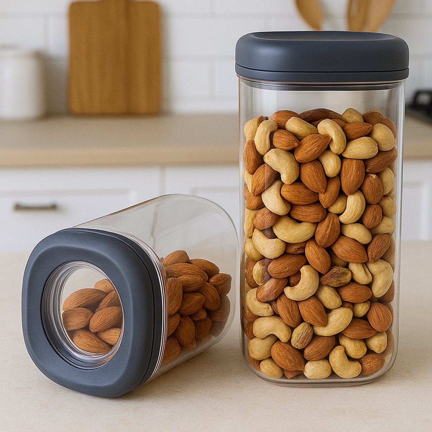 Supermom Airtight Kitchen Storage Containers â€“ (2 Pc Set / 1500 ml)