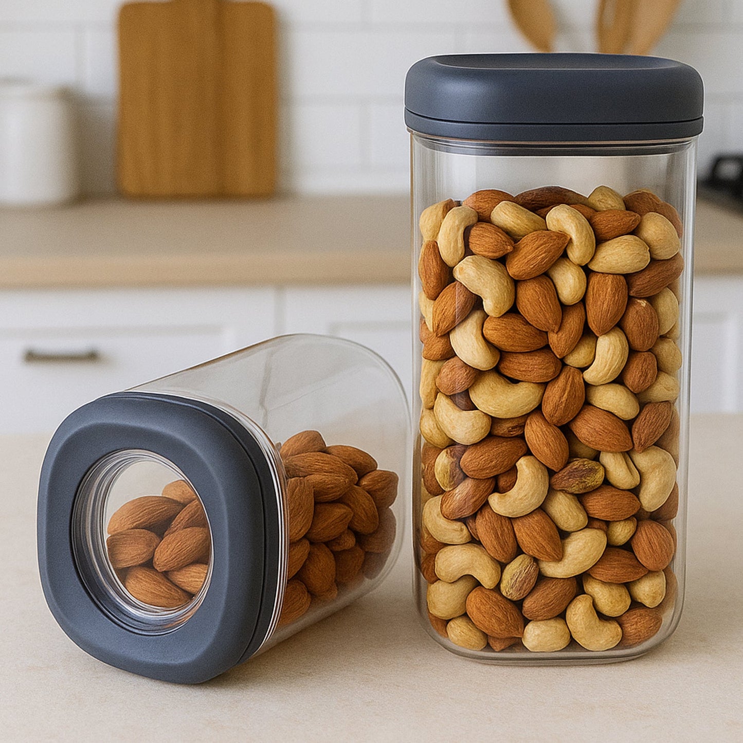 Supermom Airtight Kitchen Storage Containers â€“ (2 Pc Set / 1500 ml)