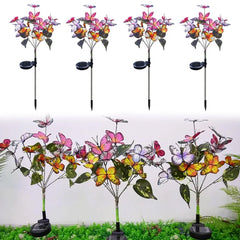 Solar Butterfly Decorative LED Light (1 Pc)