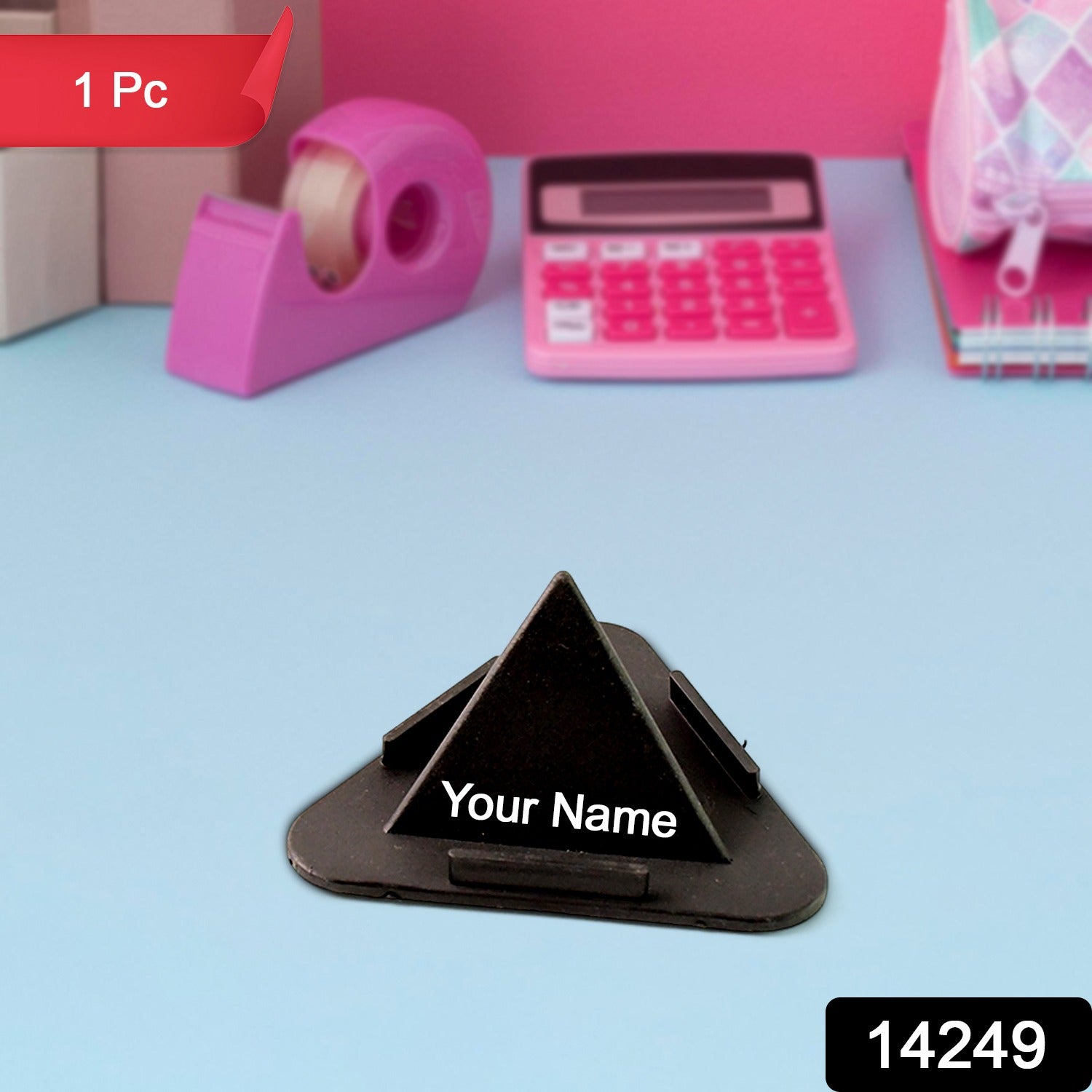 Customized / Personalized Pyramid Mobile Stand with 3 Different Inclined Angles