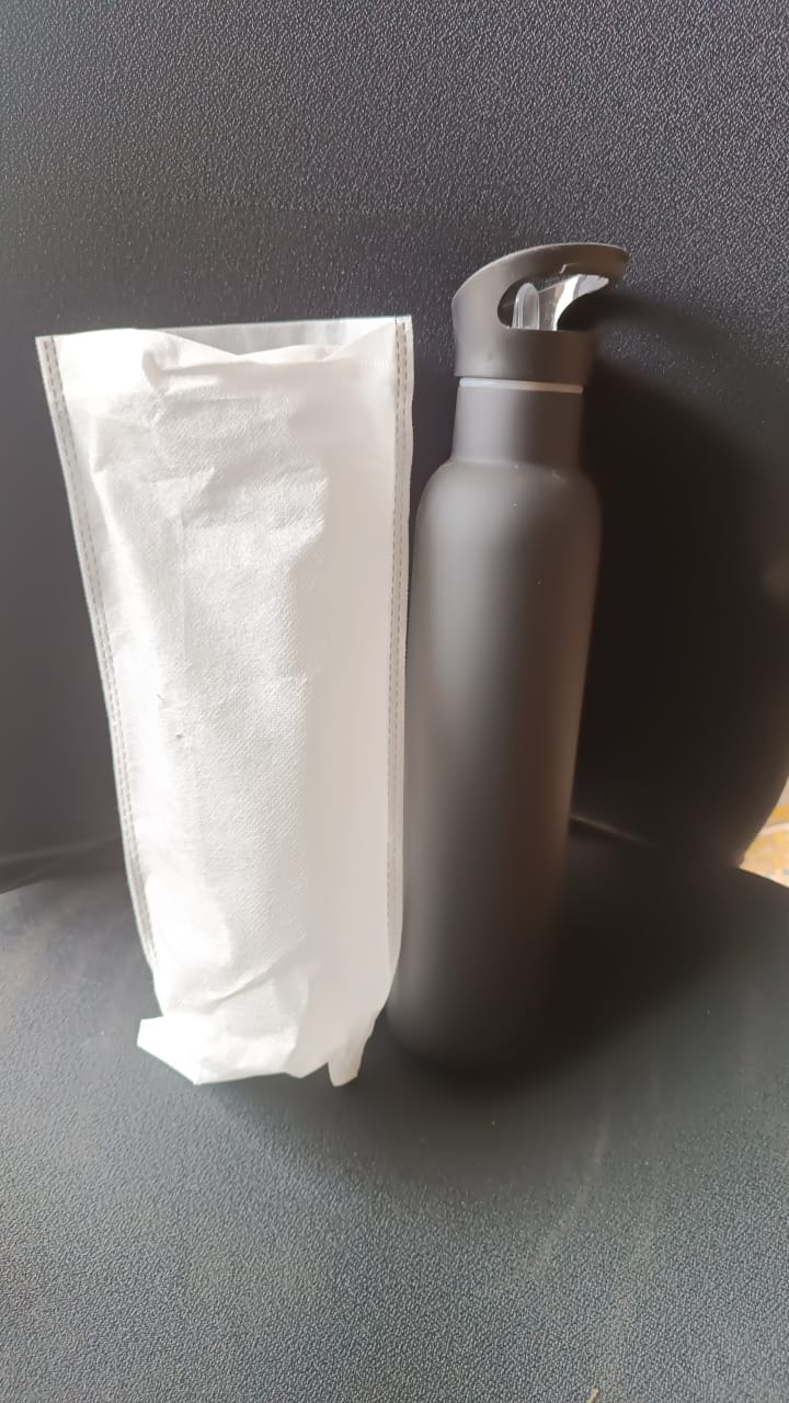 Sports Water Bottle â€“ Matte Finish Leak-Proof Reusable Bottle 900 ML Approx (1 Pc)