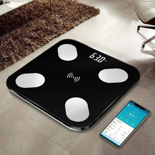 Digital body weight scale with smart Bluetooth connectivity