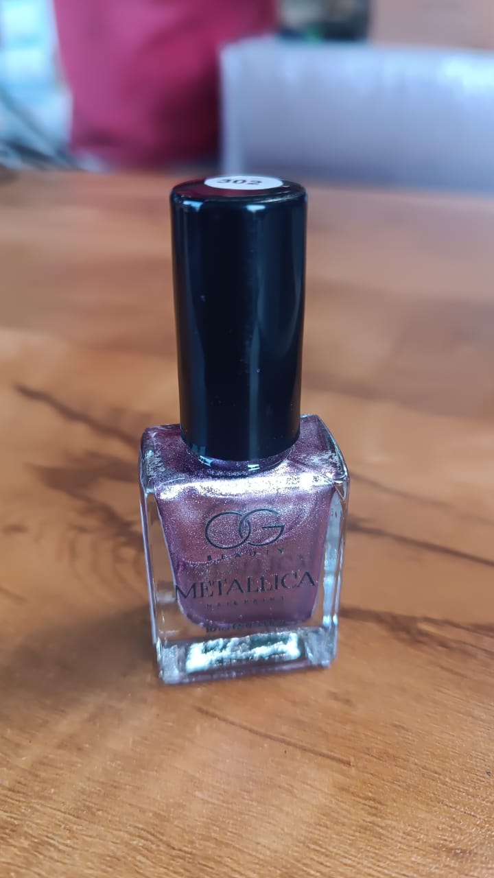 OG Beauty Premium Opal Purple Metallica Nail Polish (1 Pc / 10 ML)