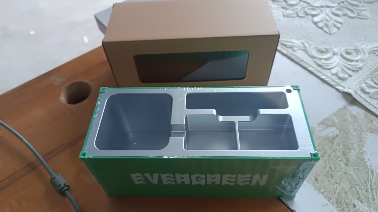 Container-Style Multi-Compartment Desk Organizer (1 Pc)