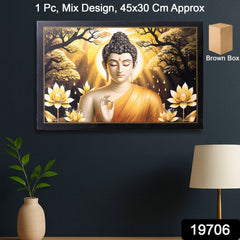 Lord Buddha Wall Painting Frame