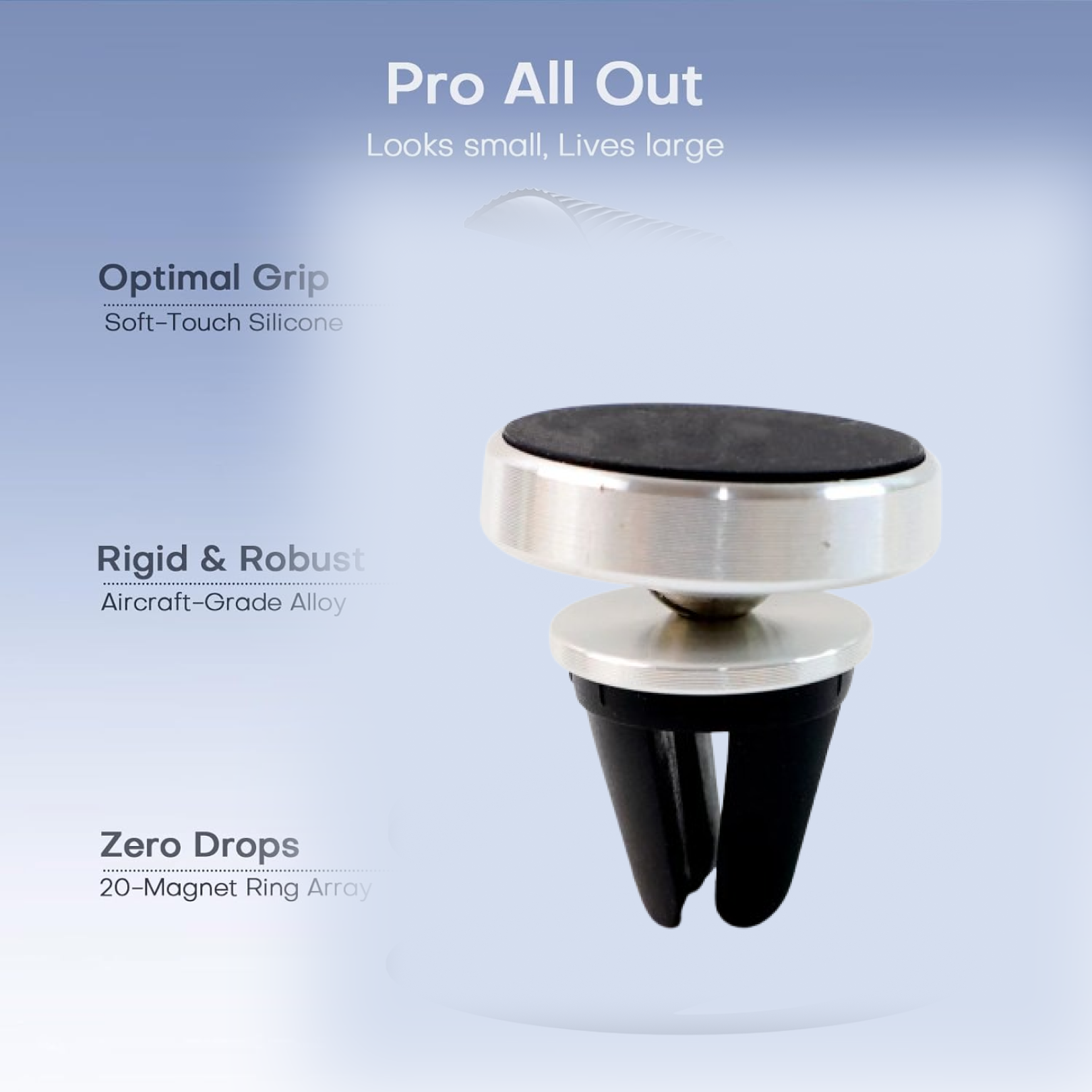 360Â° Rotating Magnetic Phone Holder Stand (1 Pc)