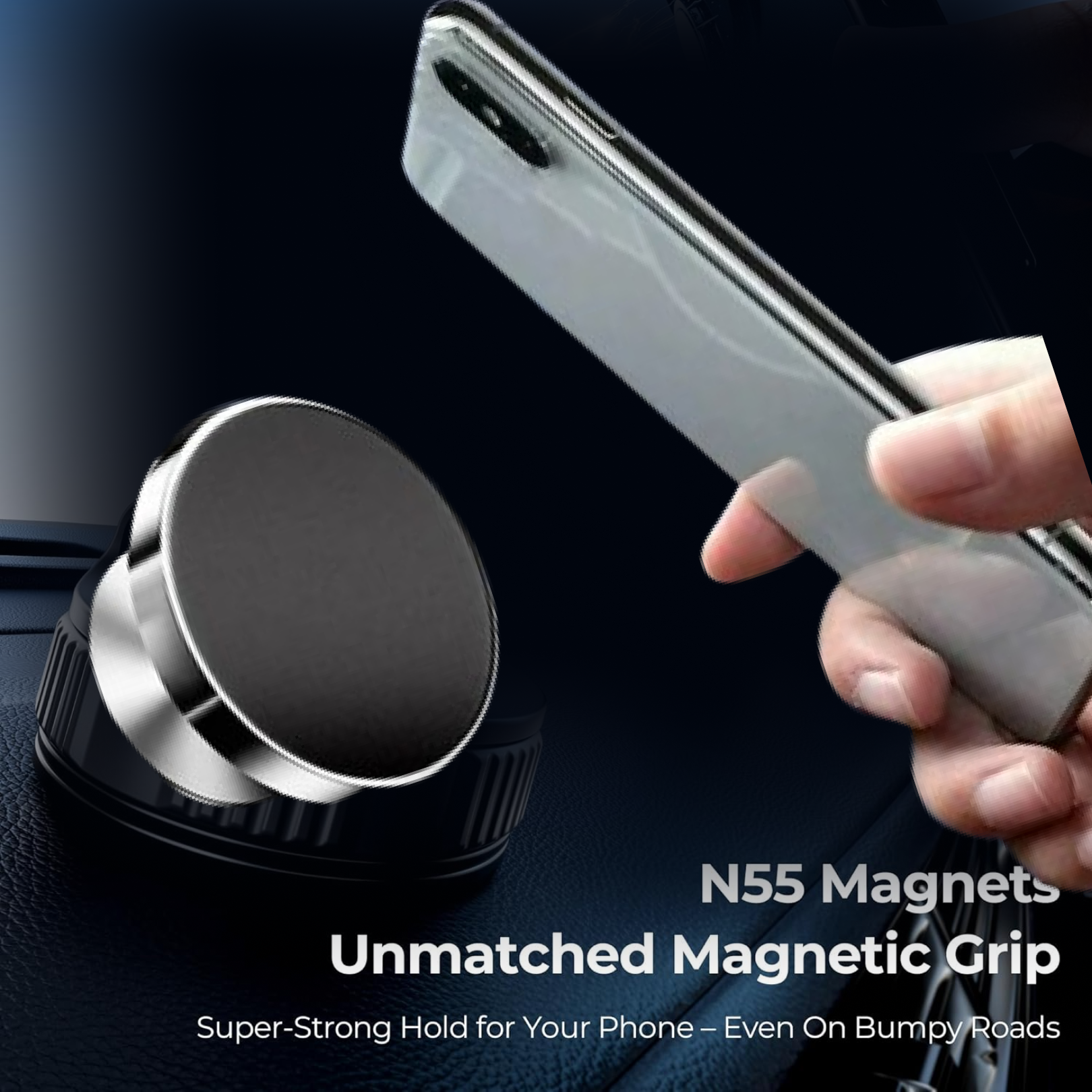 360Â° Rotating Magnetic Phone Holder Stand (1 Pc)