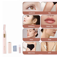 Mini Electric Eyebrow & Facial Hair Trimmer - (Set)