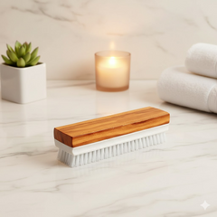 Veepee 6-Piece Washing and Cleaning Scrub Brush Set â€“ (Multi-Color Bristles)