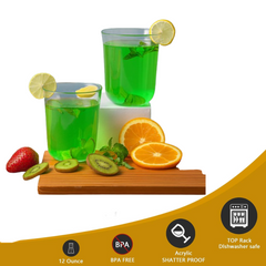 Supermom Plastic Mojito Glass 300ML Set of 6 Pc