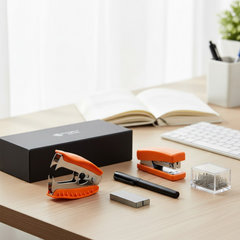 Kangaro 5-in-1 Stationery Gift Set with Stapler, Staples, Staple Remover, Tape Dispenser