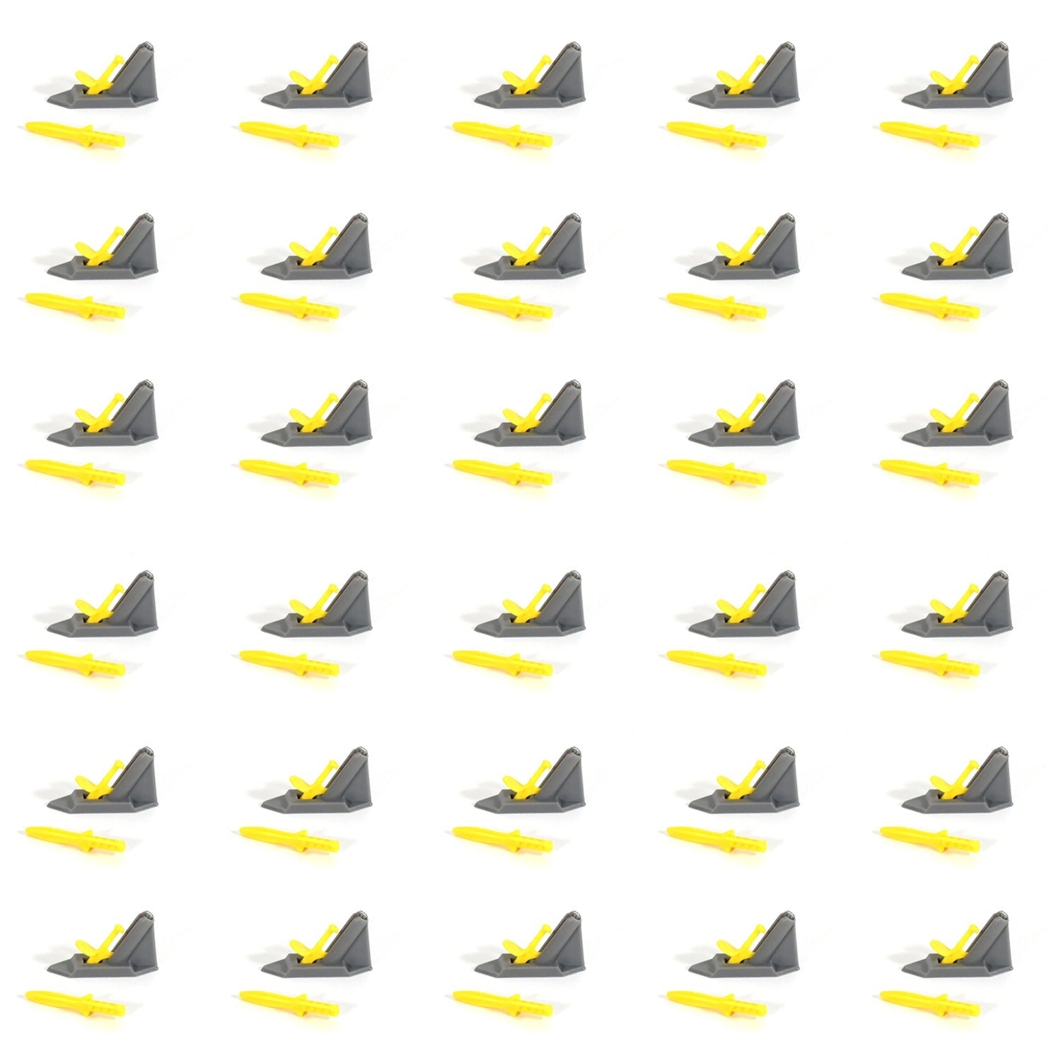 Junior Rocket Launcher Military Theme | Plastic Bullet Toy for Outdoor / Indoor Play (30 Pcs Set)