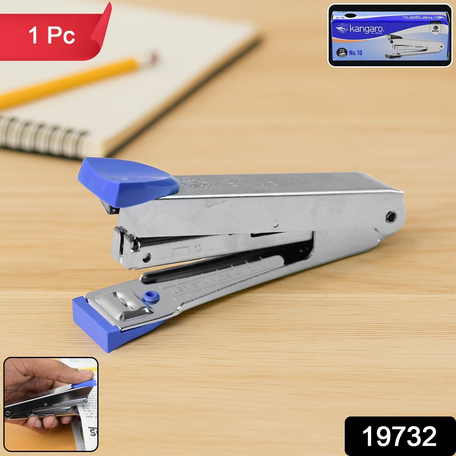 Kangaro No.10 Compact Metal Stapler