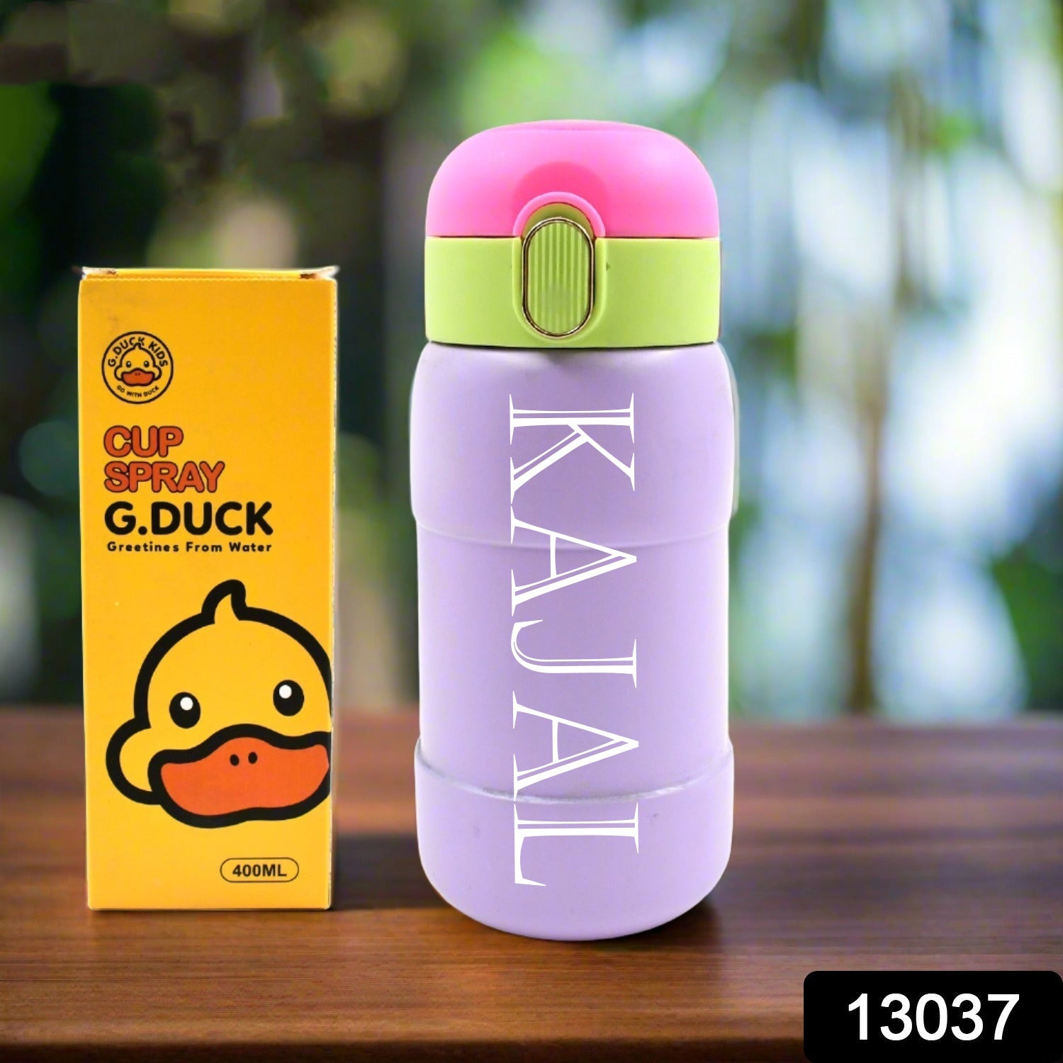 Custom Duck Stainless Steel Water Bottle for Kids & Adults (1 Pc, BPA Free, Mix Design)