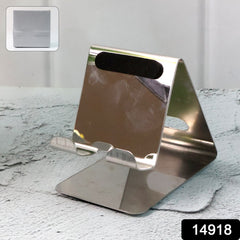Stainless Steel Universal Mobile & Tablet Stand Holder - (1 Pc)