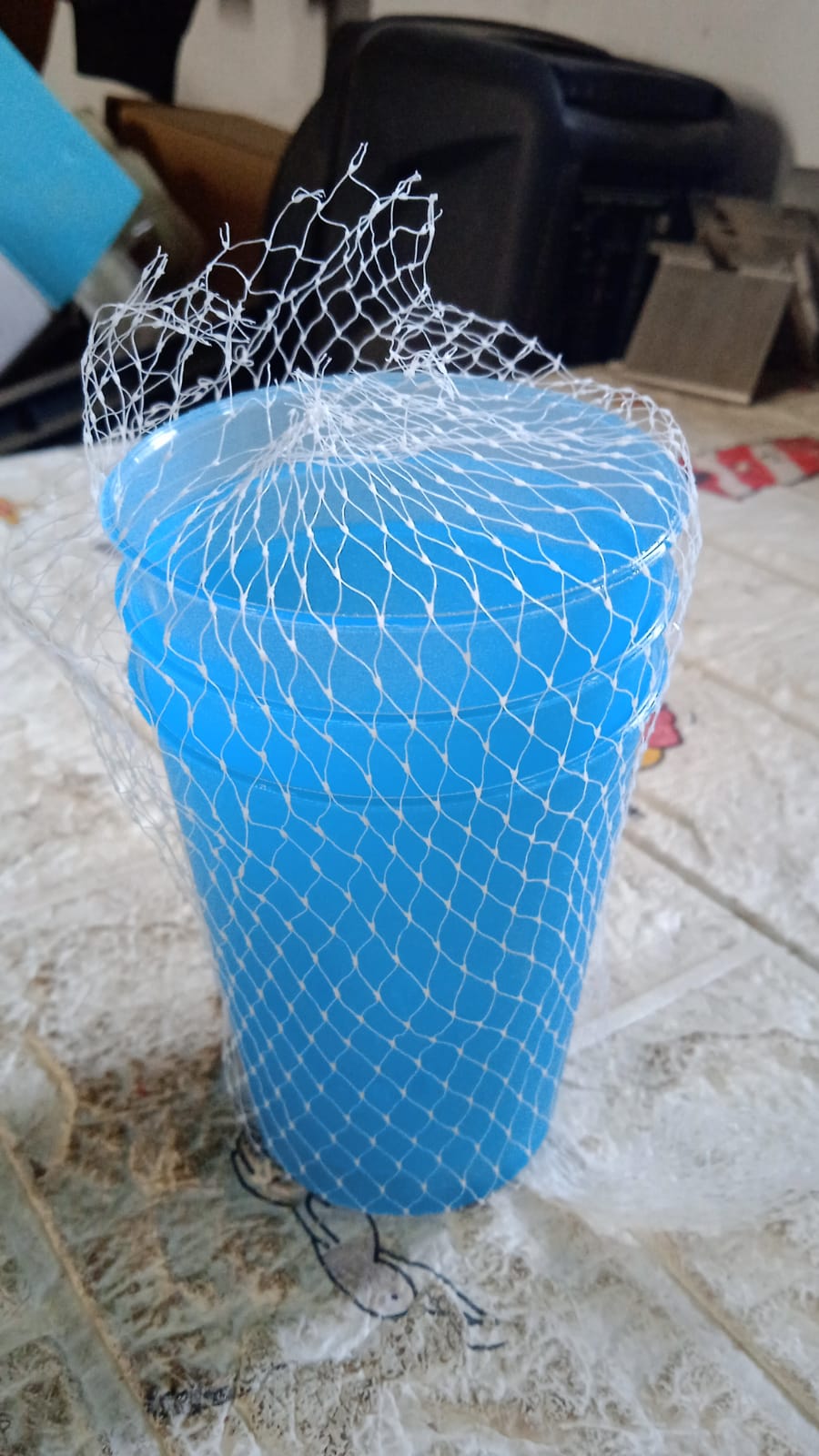 Reusable Plastic Drinking Tumblers - 4-Piece Transparent Water Cup Set for Kitchen & Dining