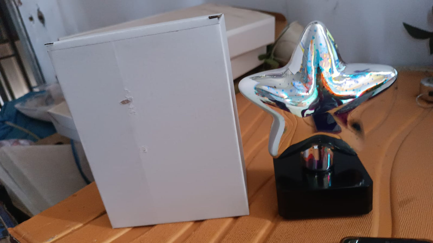Customized Star-Shaped 3D Illusion Decorative LED Night Lamp (1 Pc)