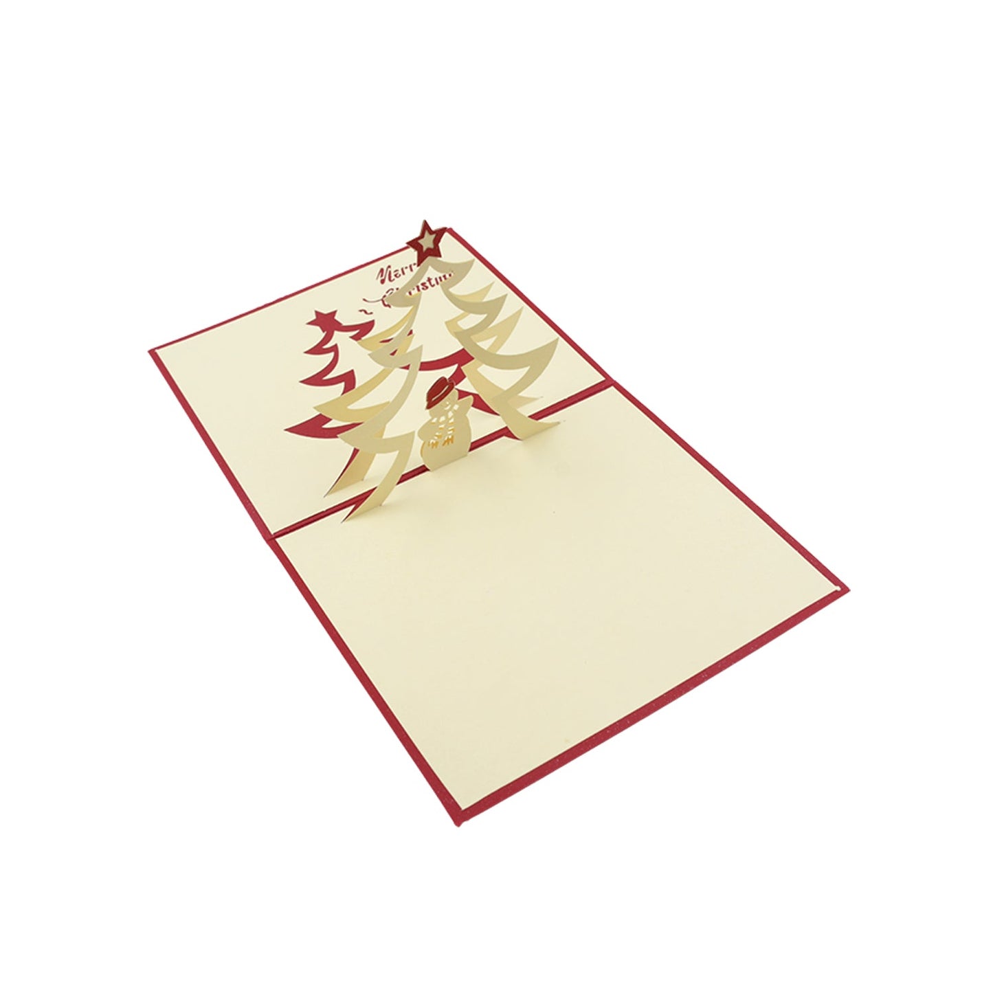 Unique 3D -Up Wishing Card (Christmas): 1 Pc