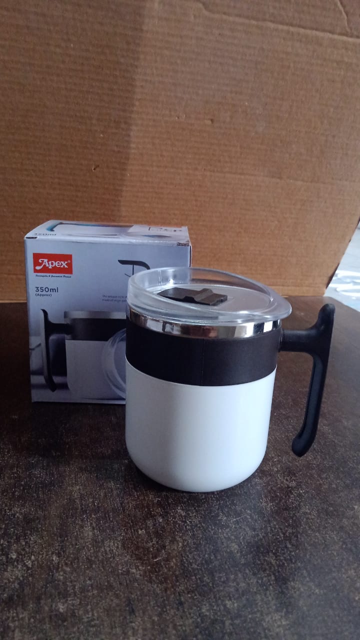 Customize Apex Stainless Steel Pop Inner Mug â€“ 350 ml Approx Capacity (1 Pc)