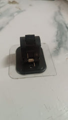 Heavy-Duty Wall-Mount Clip with Transparent Adhesive Base (2 Pc)