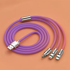 3 in 1 Multi Super Fast Charging Cable (1 Pc / 2 Mtr.)